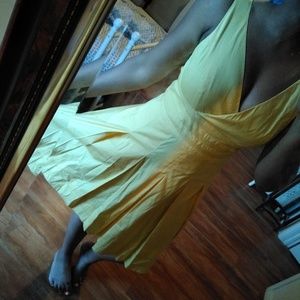 Firm. Vintage Yellow Midi dress
